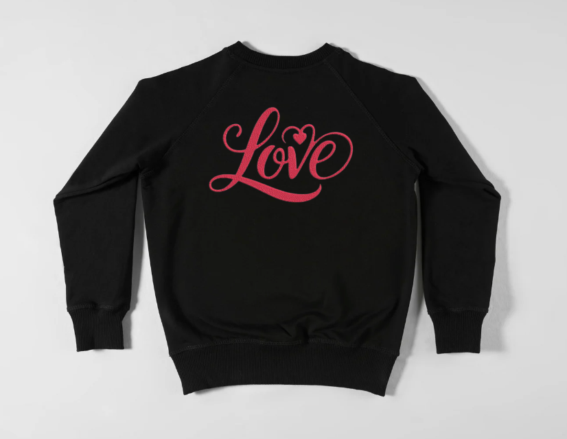 Love Sweatshirt (EMBROIDERY)