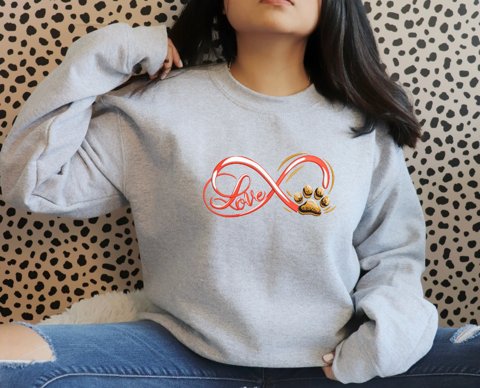 Love PAW Sweatshirt (EMBROIDERY)