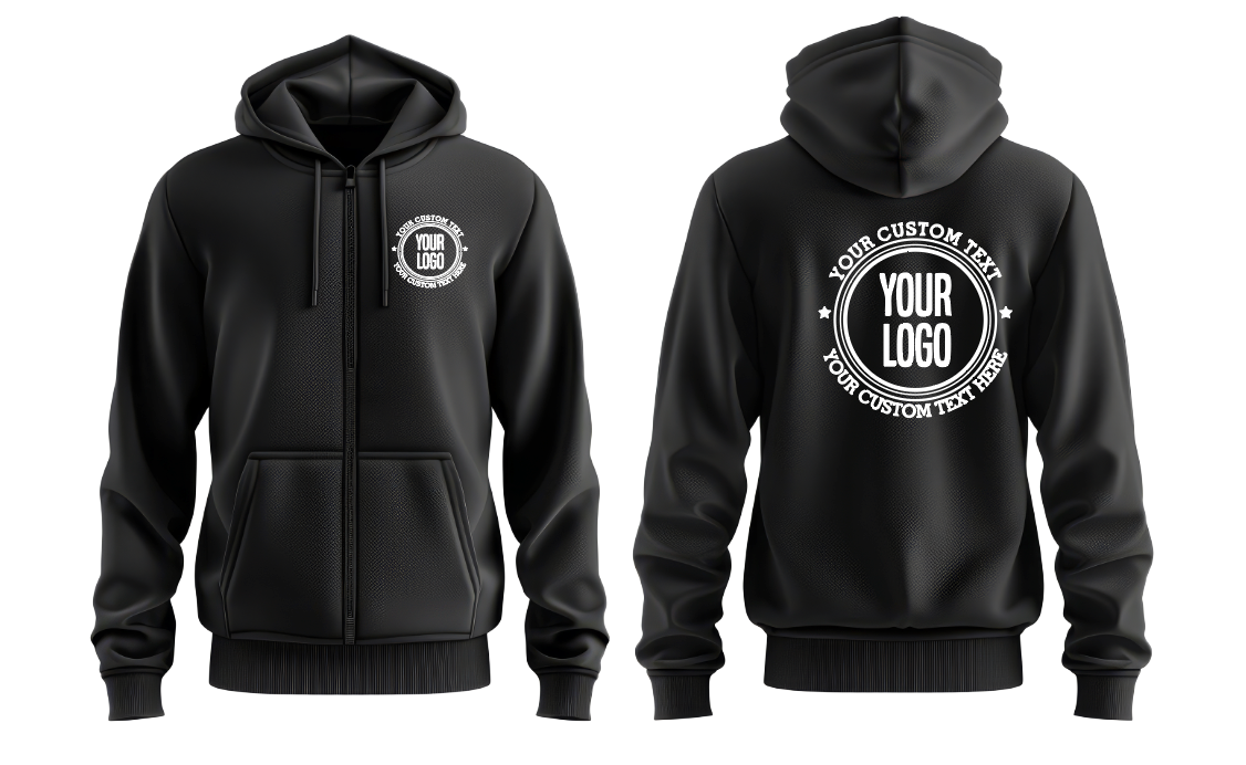 ZIP UP HOODIE DTF