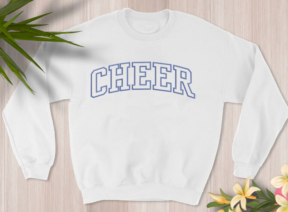 Cheer mom Sweatshirt (Embroidery)