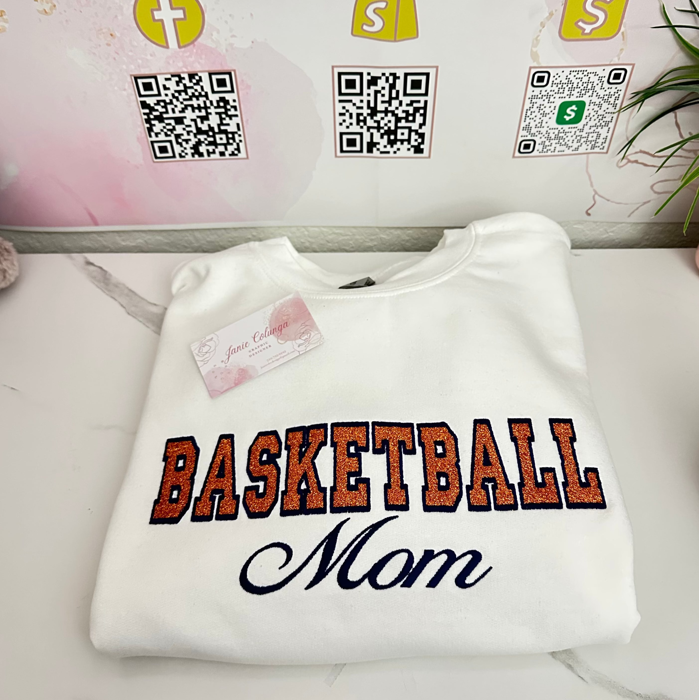 Basketball Sweatshirt (EMBROIDERY)
