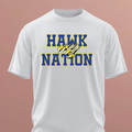 Hawk Nation white tee