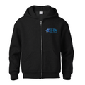 black hoodie with logo
