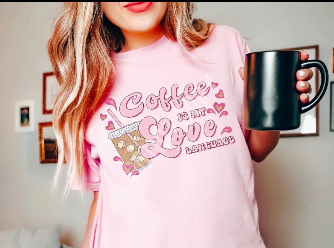 PINK COFFEE TSHIRT